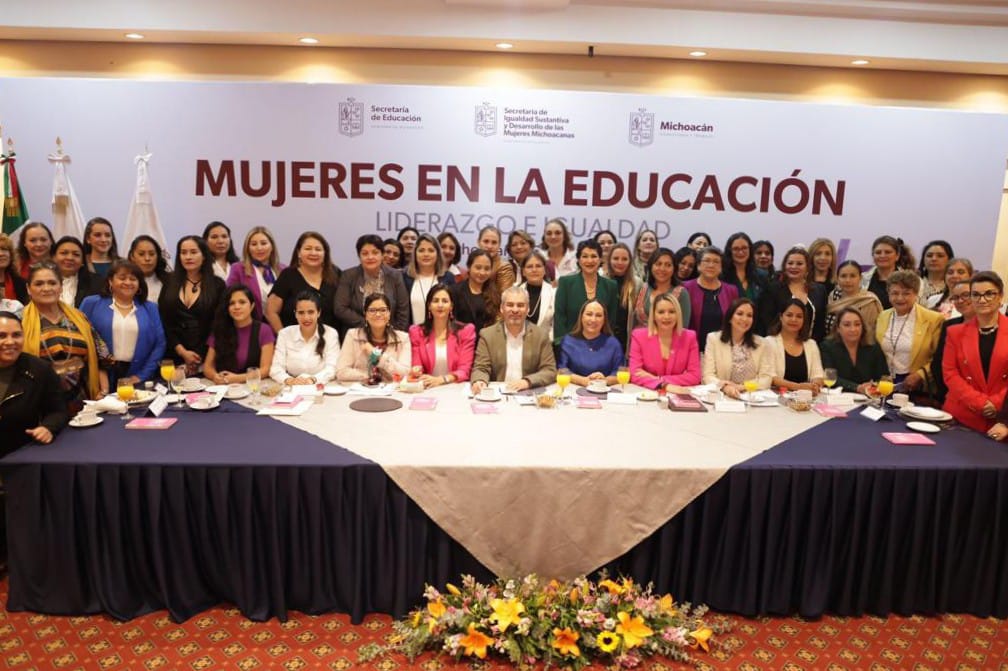 *Histórico, la rectoría de la educación en Michoacán está en las mujeres: Bedolla*