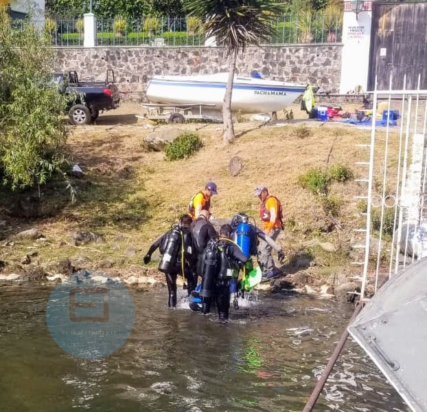 Buzos de la CEPCM localizan a menor ahogado en el Lago de Zirahuén