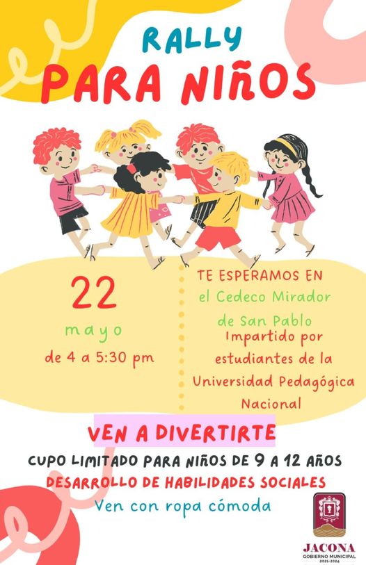 CEDECO Jacona y UPN organizan Rally para Niños