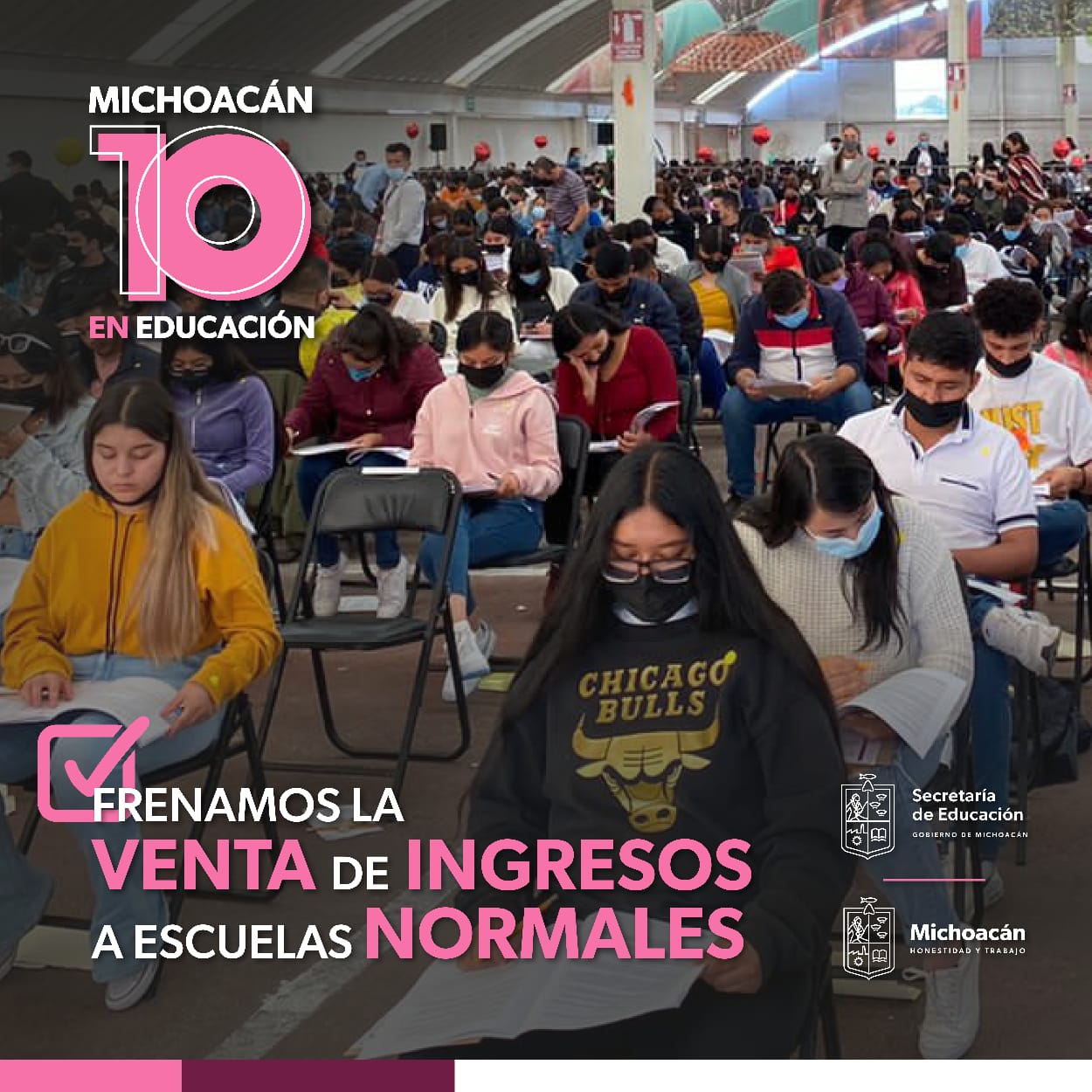 Gobierno de Michoacán frena la venta de ingresos a escuelas normales