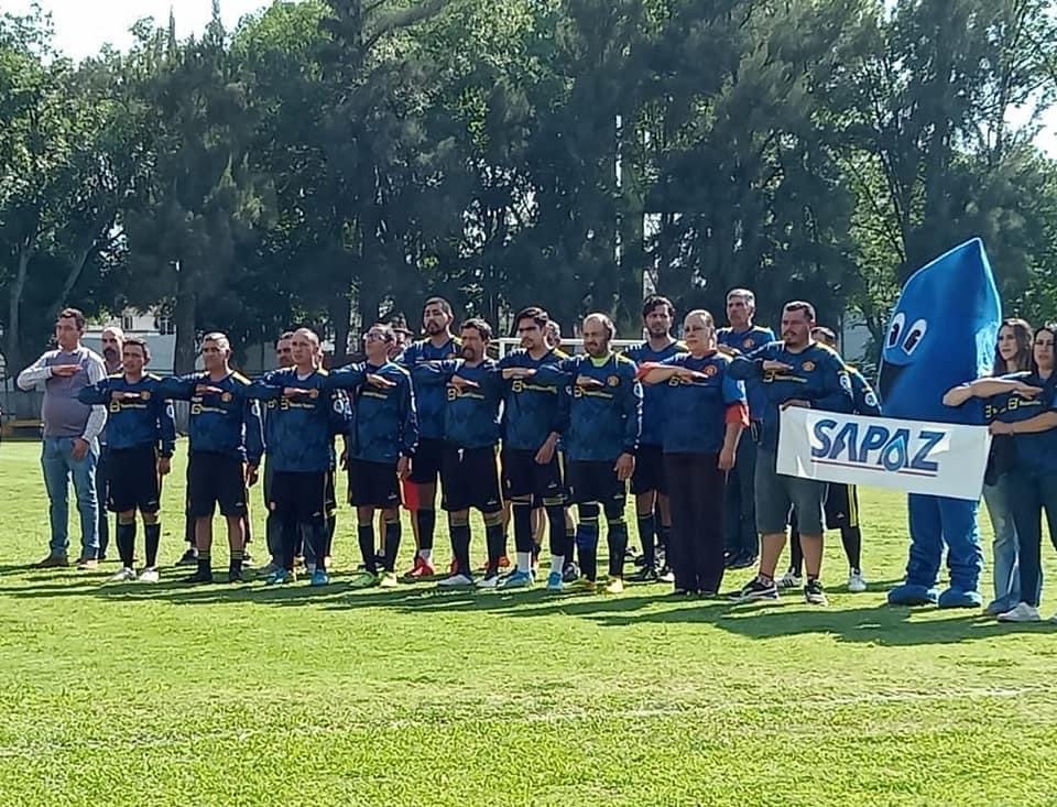Lista la gran final del Torneo Interno de futbol del ayuntamiento entre los equipos Presidencia y SAPAZ