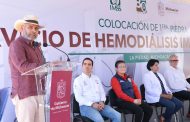 Coloca Bedolla primera piedra de Unidad de Hemodiálisis en IMSS La Piedad