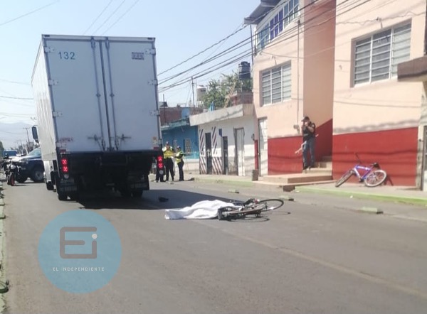 Ciclista adulto mayor muere tras ser atropellado por camión de carga en Zamora