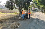 Llevaron faena de limpieza y mejoramiento a la colonia La Lima