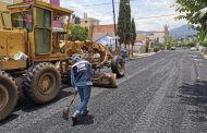 Continuaron trabajos de mejoramiento en la calle Fresno, en Las Fuentes