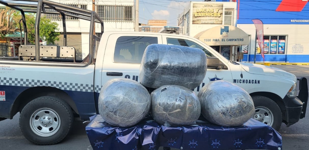 Asegura GC a masculino en posesión de más de 80 kilos de droga