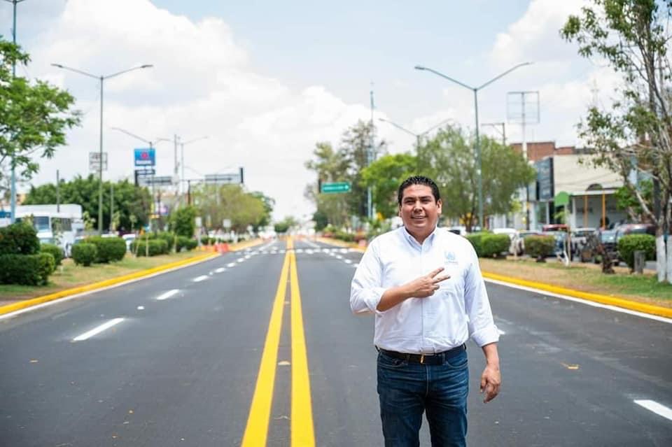 Presidente de La Piedad inaugura tramo del bulevard “Lázaro Cárdenas”