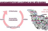 CEAC invertirá 420 mdp para sanear el río Duero en beneficio de 10 municipios de Michoacán.