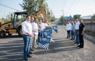 Presidente de La Piedad da banderazo para la rehabilitación de calle San Juan