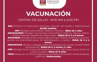 Ponen vacunas disponibles en el Centro de Salud de Jacona