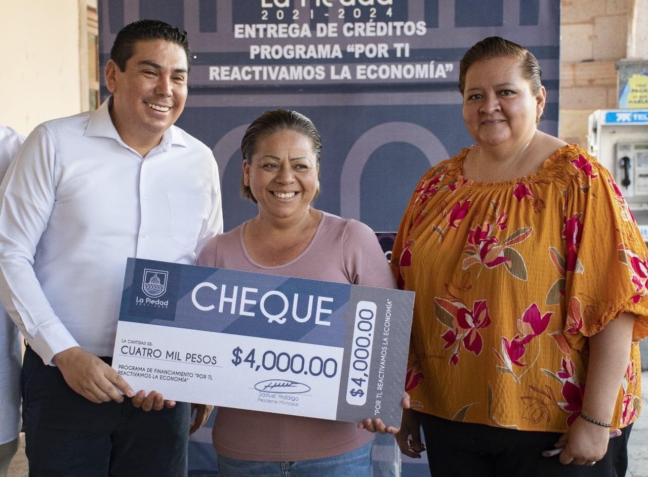 Onceava entrega de créditos del programa “por ti, reactivamos la economía”