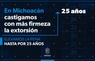 Por extorsión, hasta 25 años de prisión