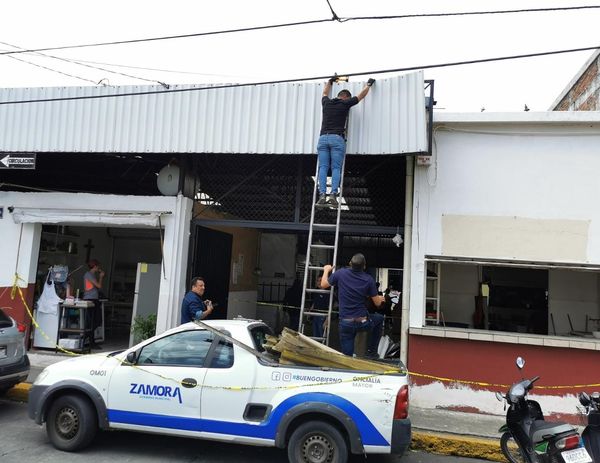 Continúan labores de mantenimiento en el Mercado El Carmen