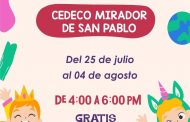 Inicia Curso de Verano en el CEDECO San Pablo