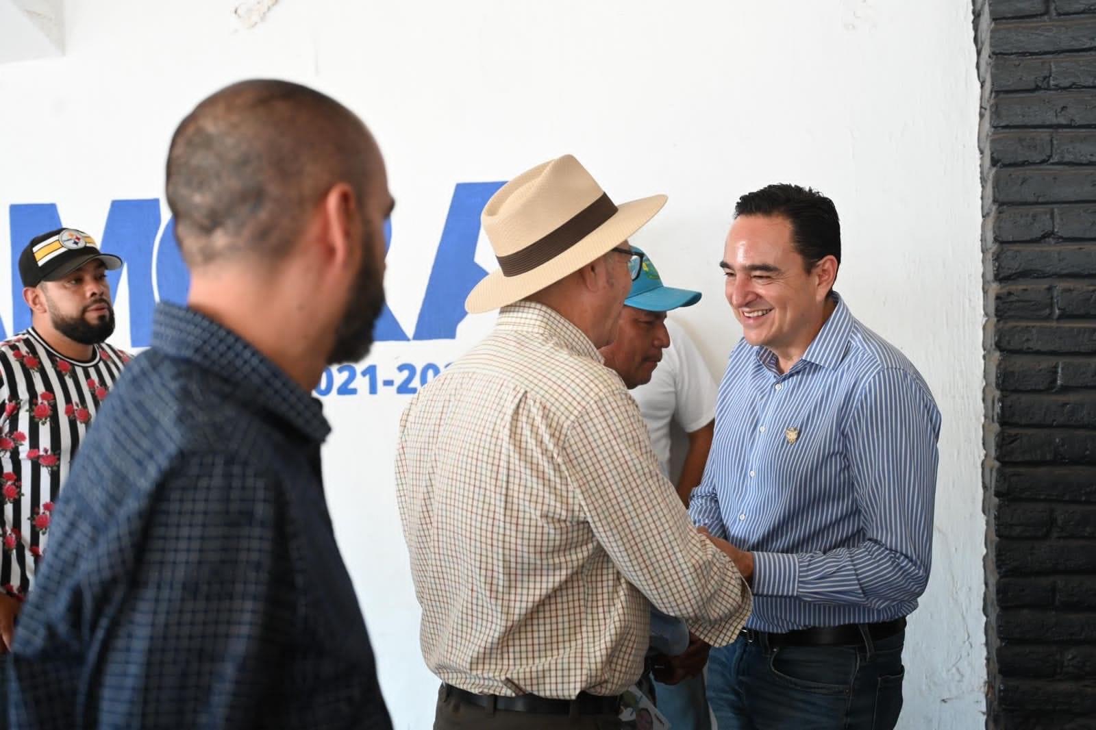 Carlos Soto refrendó el compromiso de seguir trabajando para favorecer a las comunidades