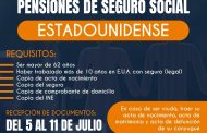 Aperturan recepción de documentos para trámite de pensión de seguro social estadounidense