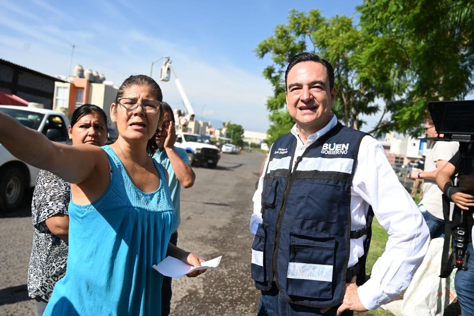 Carlos Soto recorrió Villa Las Flores con el programa de Faenas