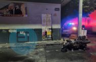 Frente a su esposa motociclista es asesinado en el Centro de Zamora