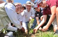 Arranca Bedolla jornada de reforestación 2023