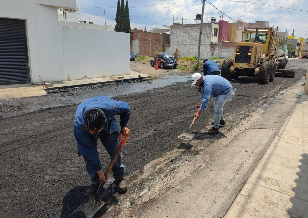 Realizaron mejoramiento de la avenida de Las Rosas