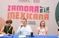 Anunció el presidente Carlos Soto las actividades para el mes patrio “Zamora a la Mexicana 23”