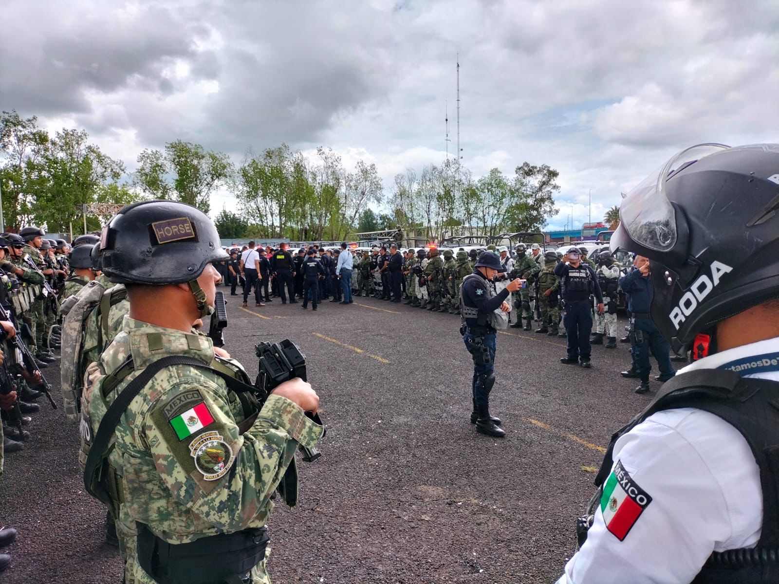 Ejército Mexicano y Guardia Nacional despliegan fuerte dispositivo de tropas