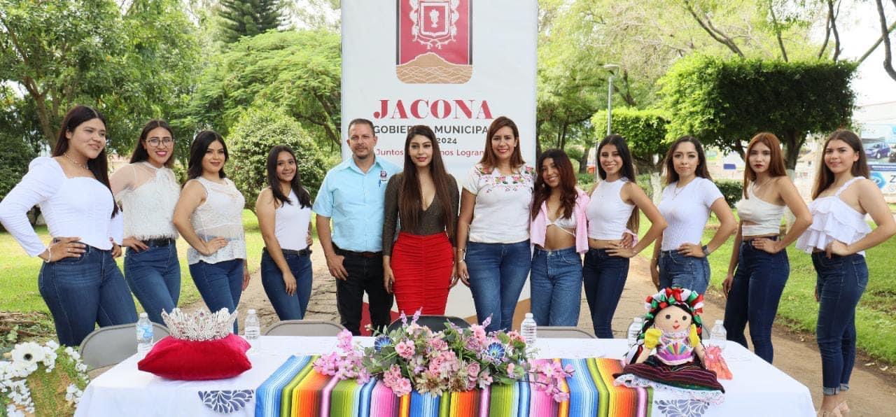 En Jacona presentan a las candidatas a Reina de las Fiestas Patrias