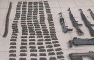 Guardia Nacional asegura 6 armas largas y más de 1,700 cartuchos útiles en Cotija