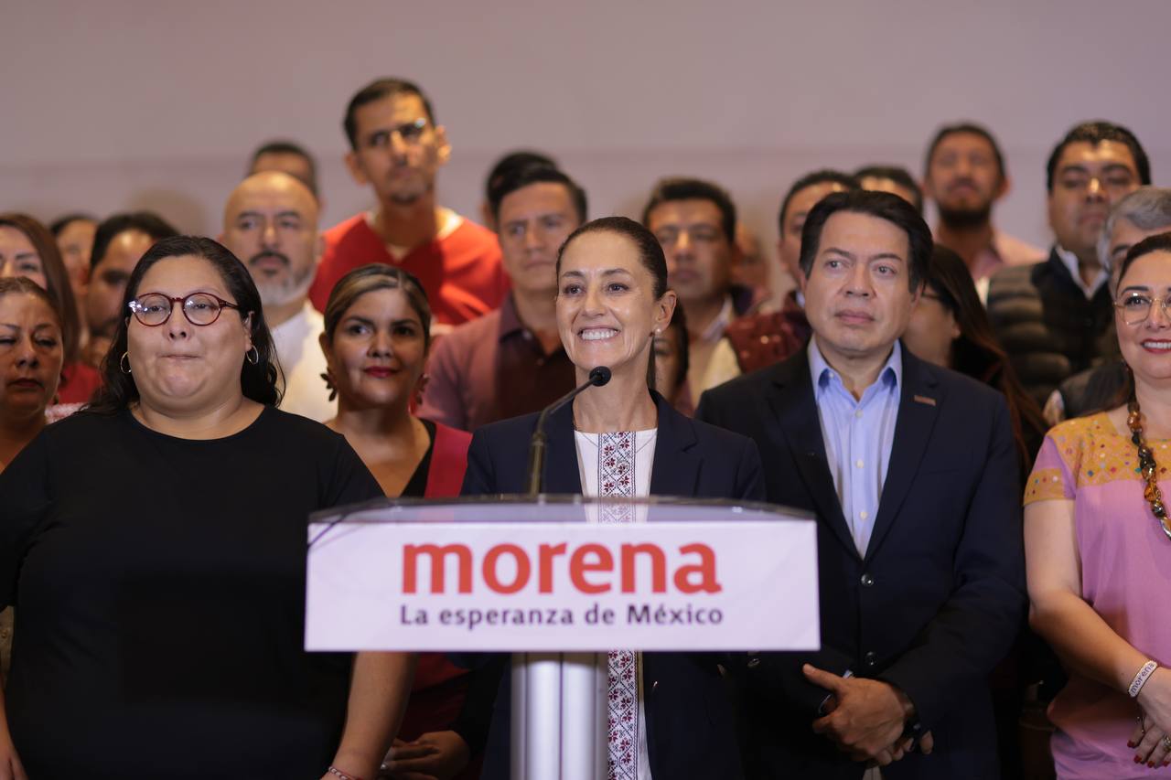 Claudia Sheinbaum inicia la toma de protesta de los Comités de la Cuarta Transformación en Morelia, Michoacán