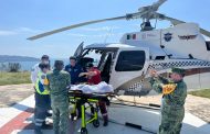 En ambulancias aéreas llegan otros 2 pacientes de Guerrero