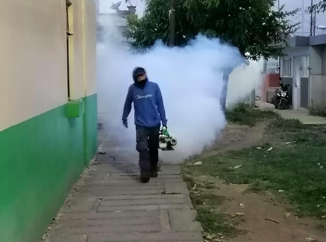 Permanentes labores de fumigación en el municipio