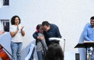 El Presidente Carlos Soto visitó a los niños de la Orquesta Infantil y Coro Comunitario