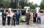 Acude Isidoro Mosqueda a ceremonia de inauguración de Hemiciclo Conmemorativo por los 200 años del Heroico Colegio Militar