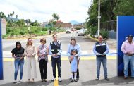 Carlos Soto inauguró calle Las Delicias; destinaron más de 2.3 mdp a la obra