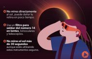 Atiende estas recomendaciones para observar el eclipse solar: SSM