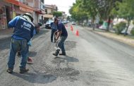 Carlos Soto mantiene activo el programa de Mantenimiento a Vialidades