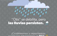 Michoacán, sin afectaciones por Otis; se registran lluvias ligeras: PC