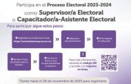 INE Zamora busca supervisores y capacitadores electorales