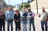 Carlos Soto inaugura la calle Benito Juárez en la comunidad de Atecucario