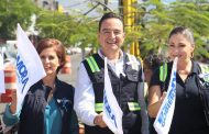 Carlos Soto puso en marcha segunda etapa de ciclovía en Avenida Juárez