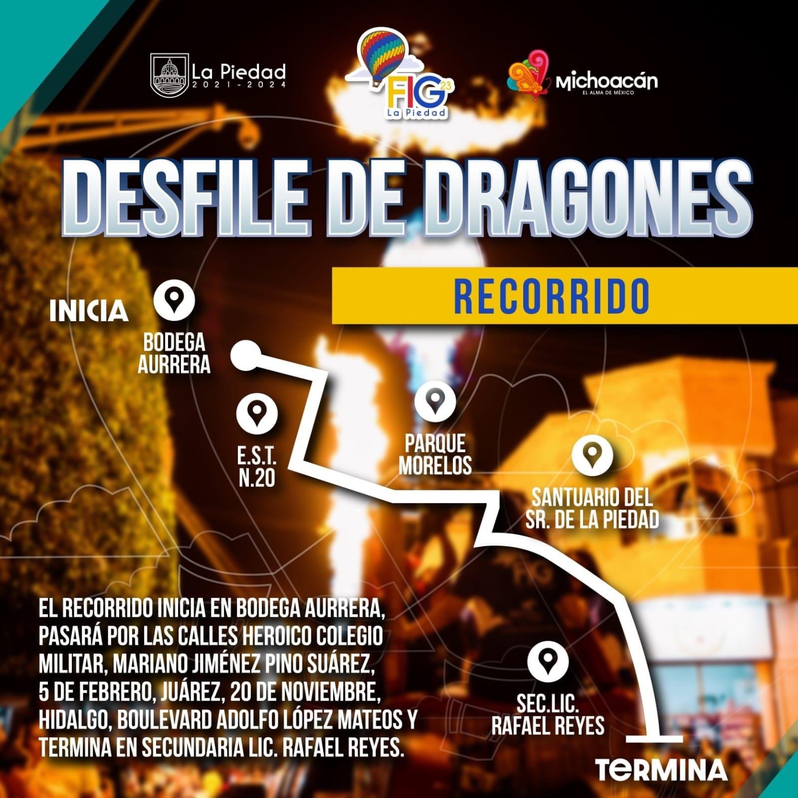 Todo listo para el desfile de dragones