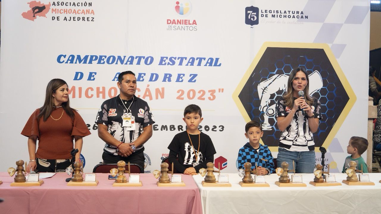 Inicia con Éxito el Campeonato Estatal de Ajedrez impulsado por Daniela De Los Santos.