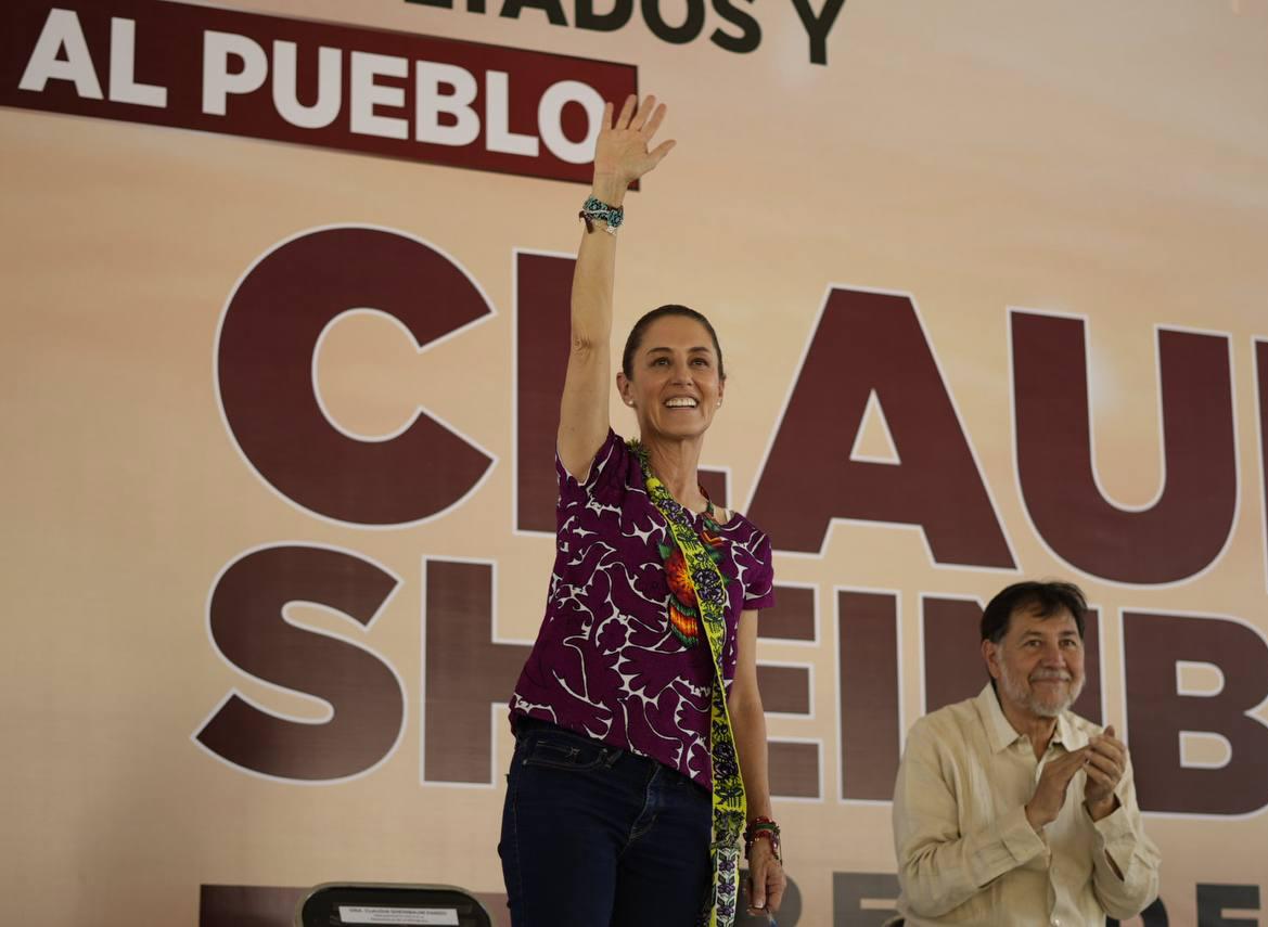 “La mayoría del pueblo de México está con la Transformación, del otro lado se están quedando solos”: Claudia Sheinbaum impulsa una visión humanista desde Xalisco, Nayarit