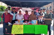 Instalan Centro de Acopio en la plaza principal a beneficio de la clase trabajadora de Guerrero