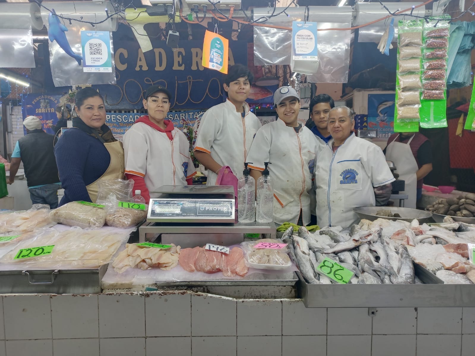 Escaso el pescado, pero se mantiene con precio estable