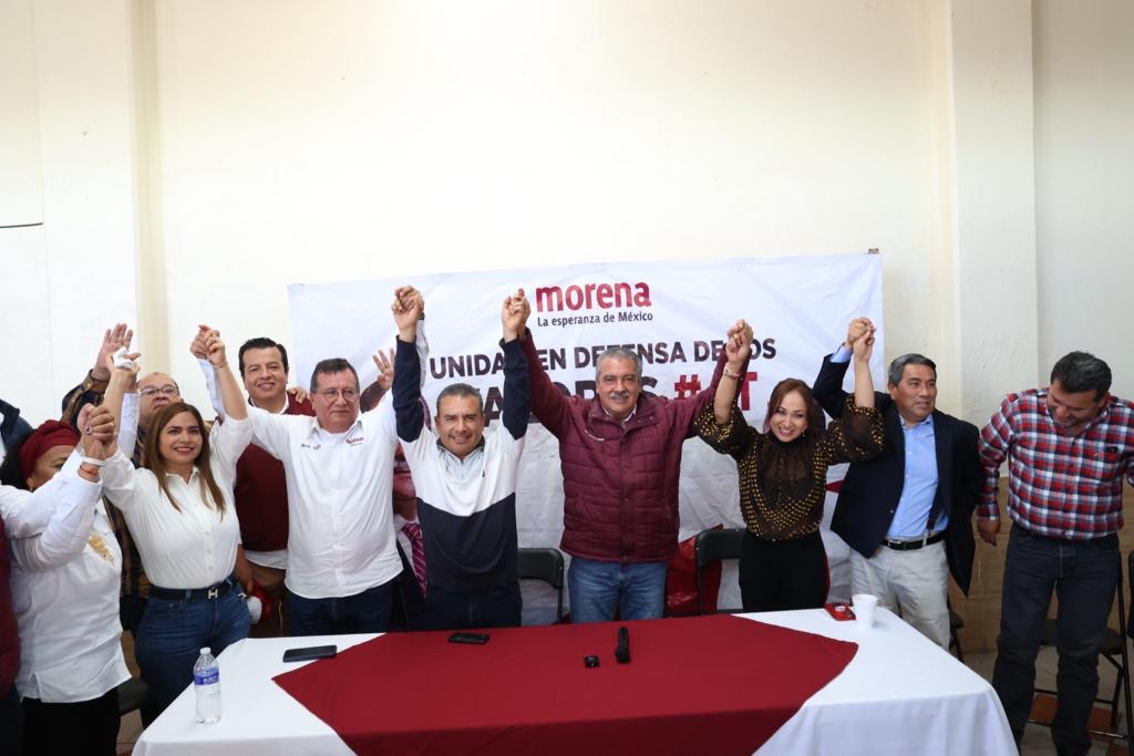 Morón e Itzé impulsan la Unidad de Morena en todo Michoacán