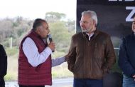 Inauguran Alcalde y Gobernador reencarpetamiento del Libramiento de Jacona