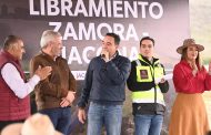 Carlos Soto participó en la inauguración del libramiento Zamora-Jacona