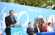 Zamora cumplió 450 años de su fundación; hubo acto cívico y mañanitas para la celebración