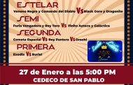 No te pierdas evento de lucha libre en el CEDECO Jacona